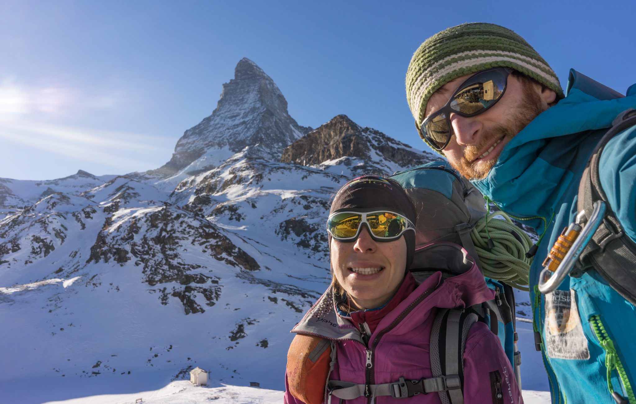 Matterhorn Hörnligrat Winterbesteigung