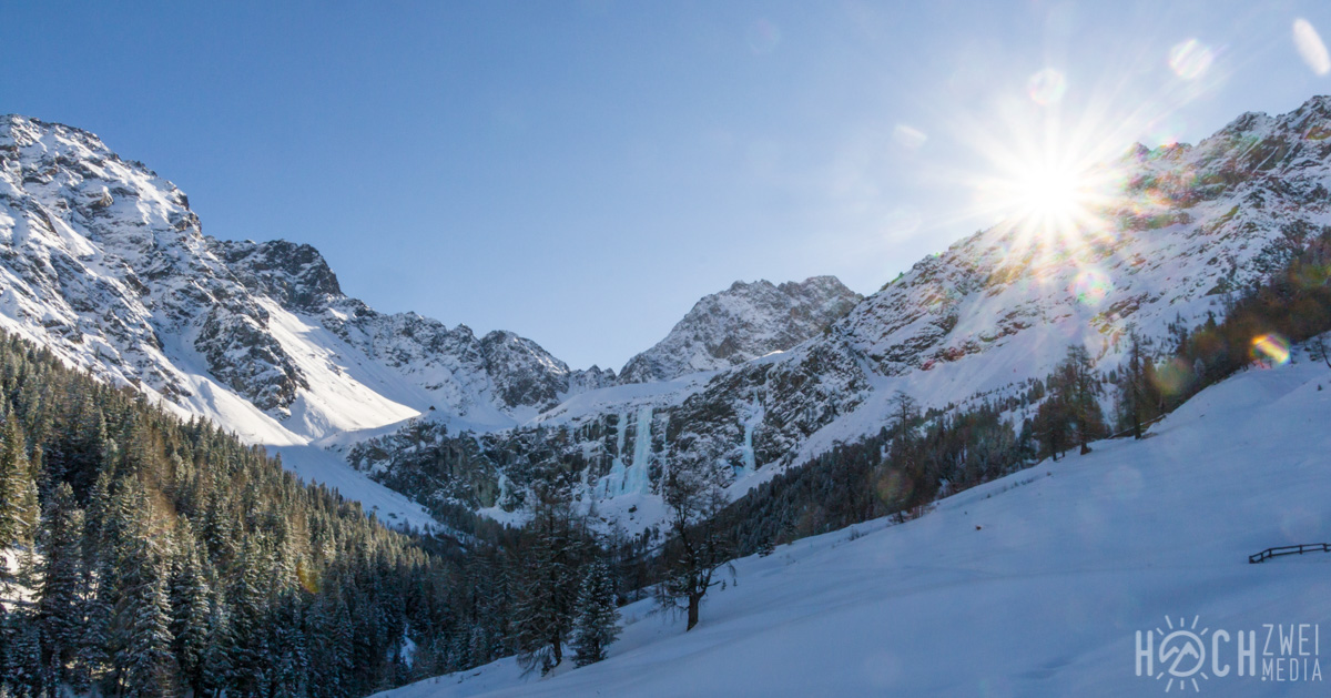 Eisklettern Renkfall Renkfälle Oberinntal