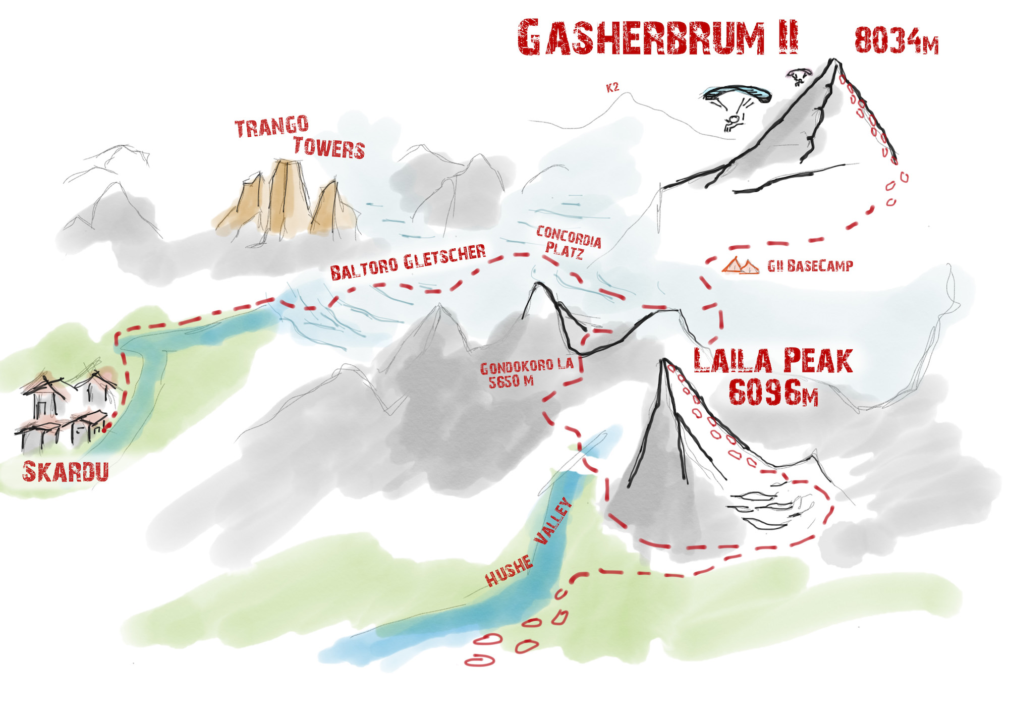 Expedition Gasherbrum II & Laila Peak