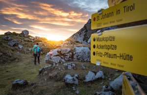 Abendstimmung am Rückweg von der Mauk West