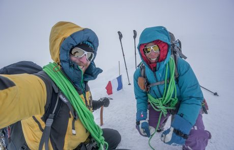 Keine Flugbedingungen am Gipfel vom Mont Blanc