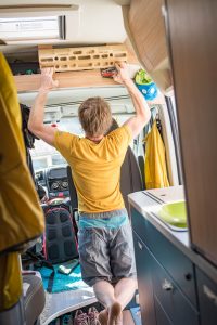 Hangboard im Bus