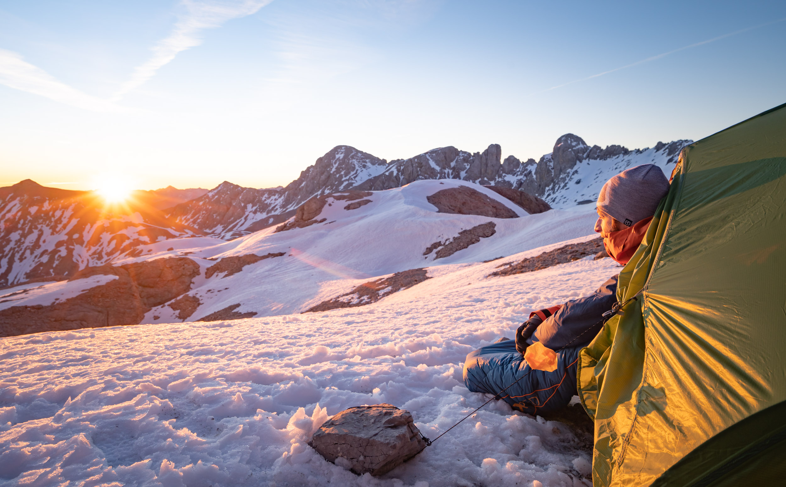 Sonnenaufgang in der Edelgriesscharte